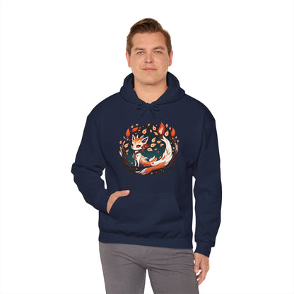 Flaming Blaze of the Mystic Fox hoodie