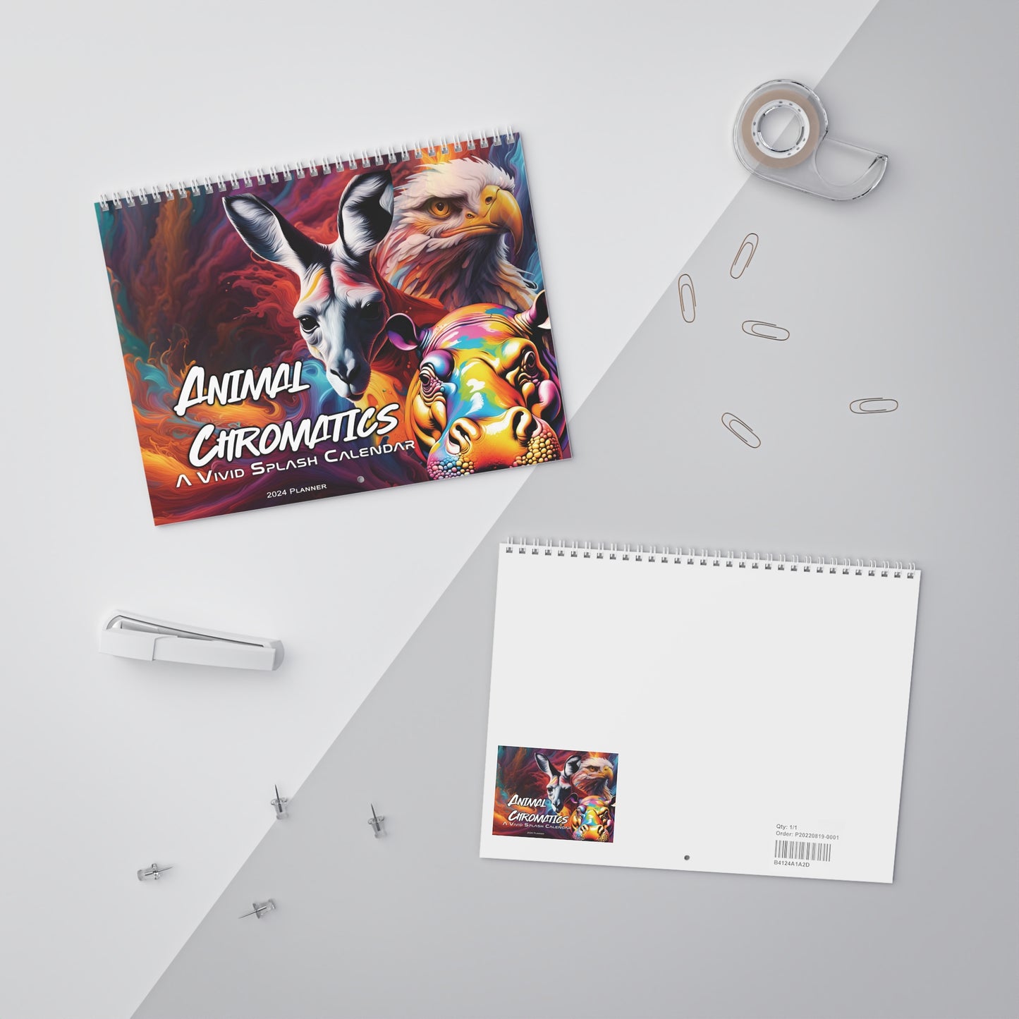 Animal Chromatics : A Vivid Splash Calendar