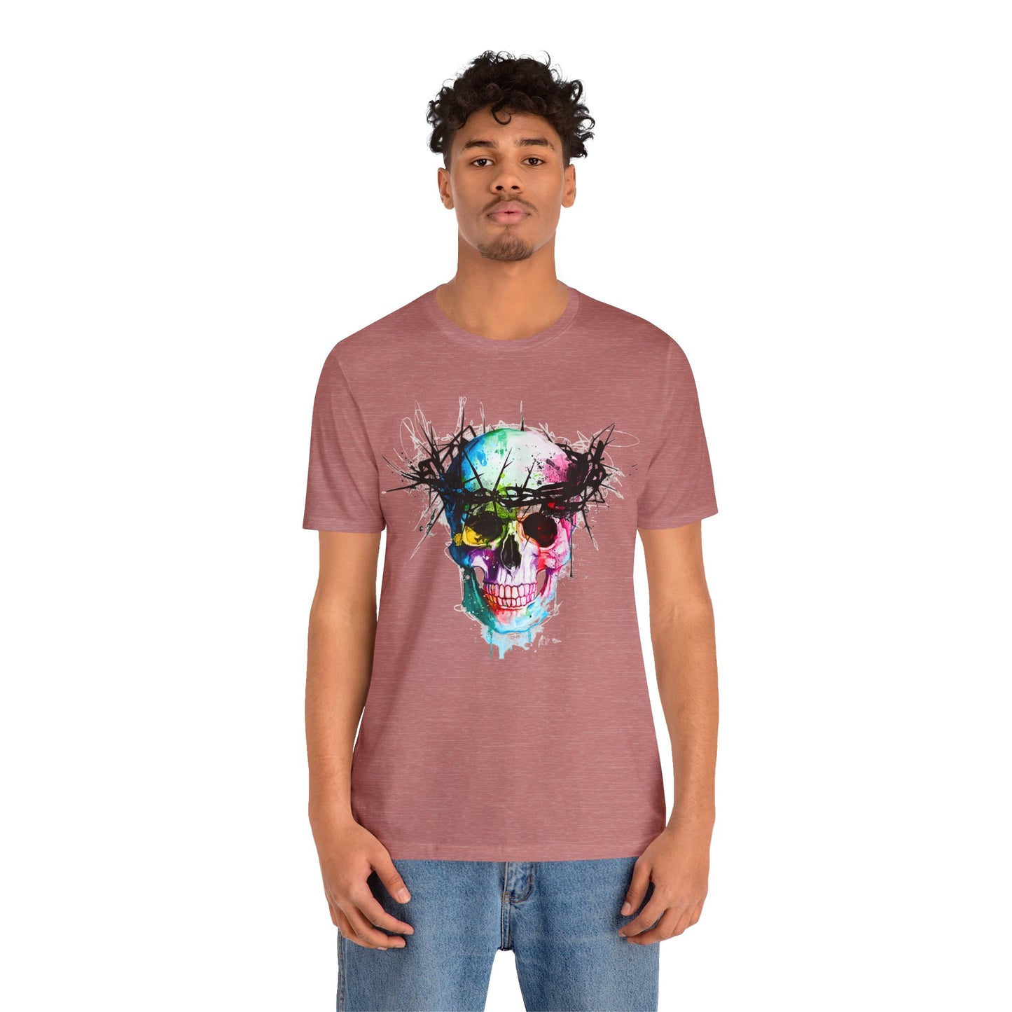 Glowing Grin: Radiant Skull Tee