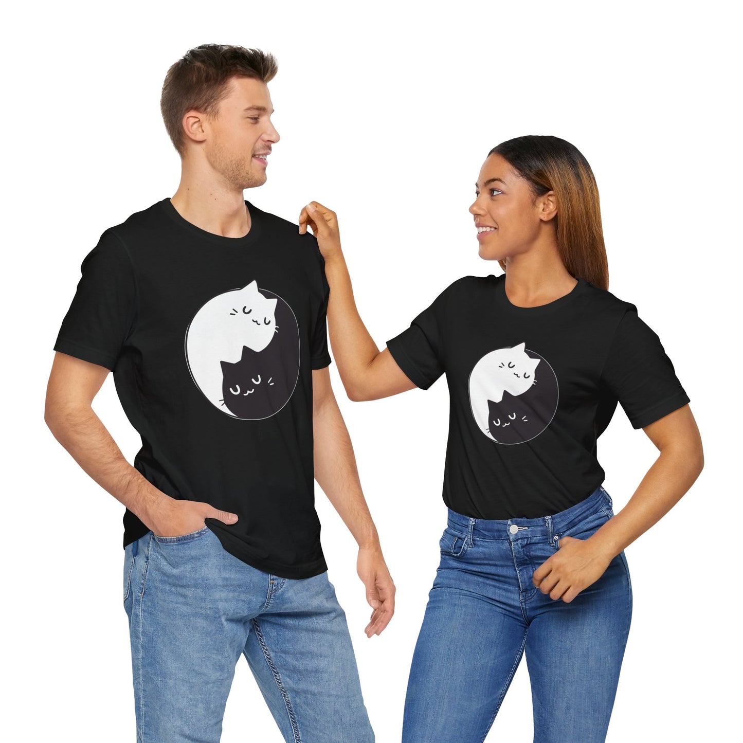 Meow and Zen: Cat Harmony Tee