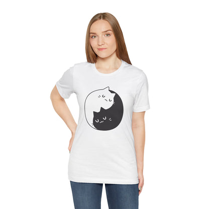 Meow and Zen: Cat Harmony Tee