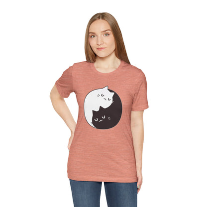 Meow and Zen: Cat Harmony Tee