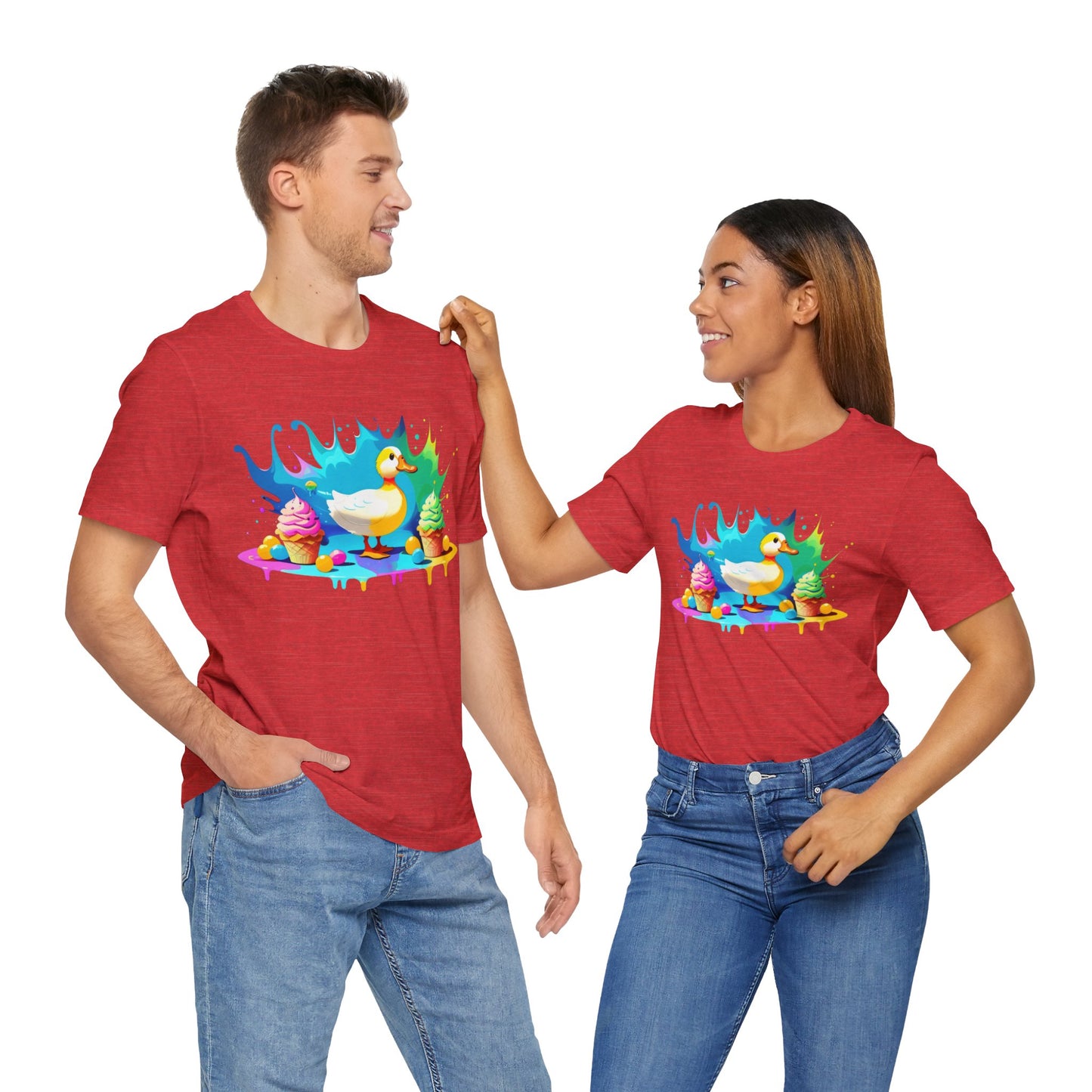 Ducky Delights: Quackin' Good Ice Cream Tee