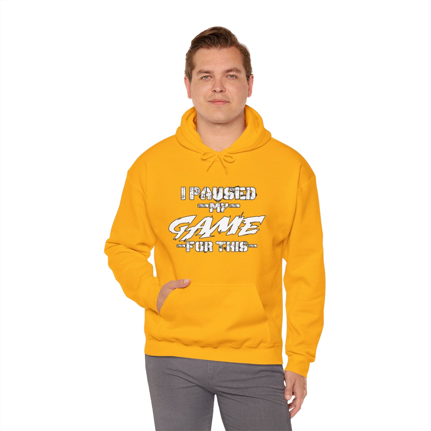 Game Pause Moment: Hoodie of Real-World Interruption