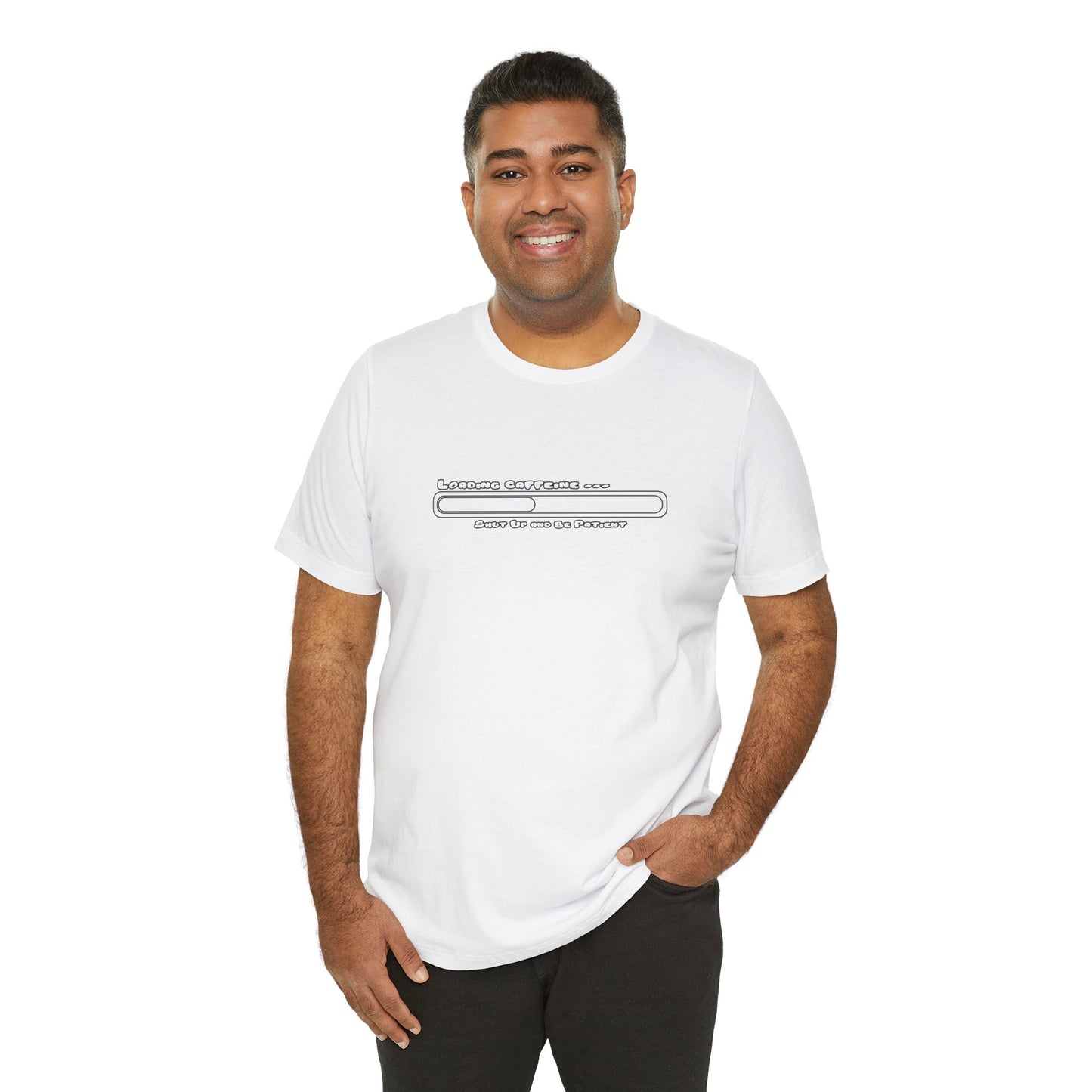 Caffeine Kick Loading: Hush and Wait Tee