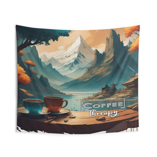 Brewed Serenity Coffee Tapestry