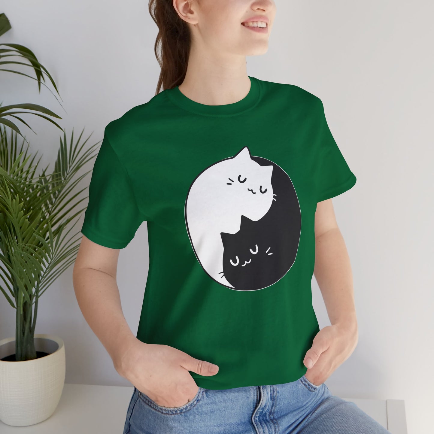 Meow and Zen: Cat Harmony Tee