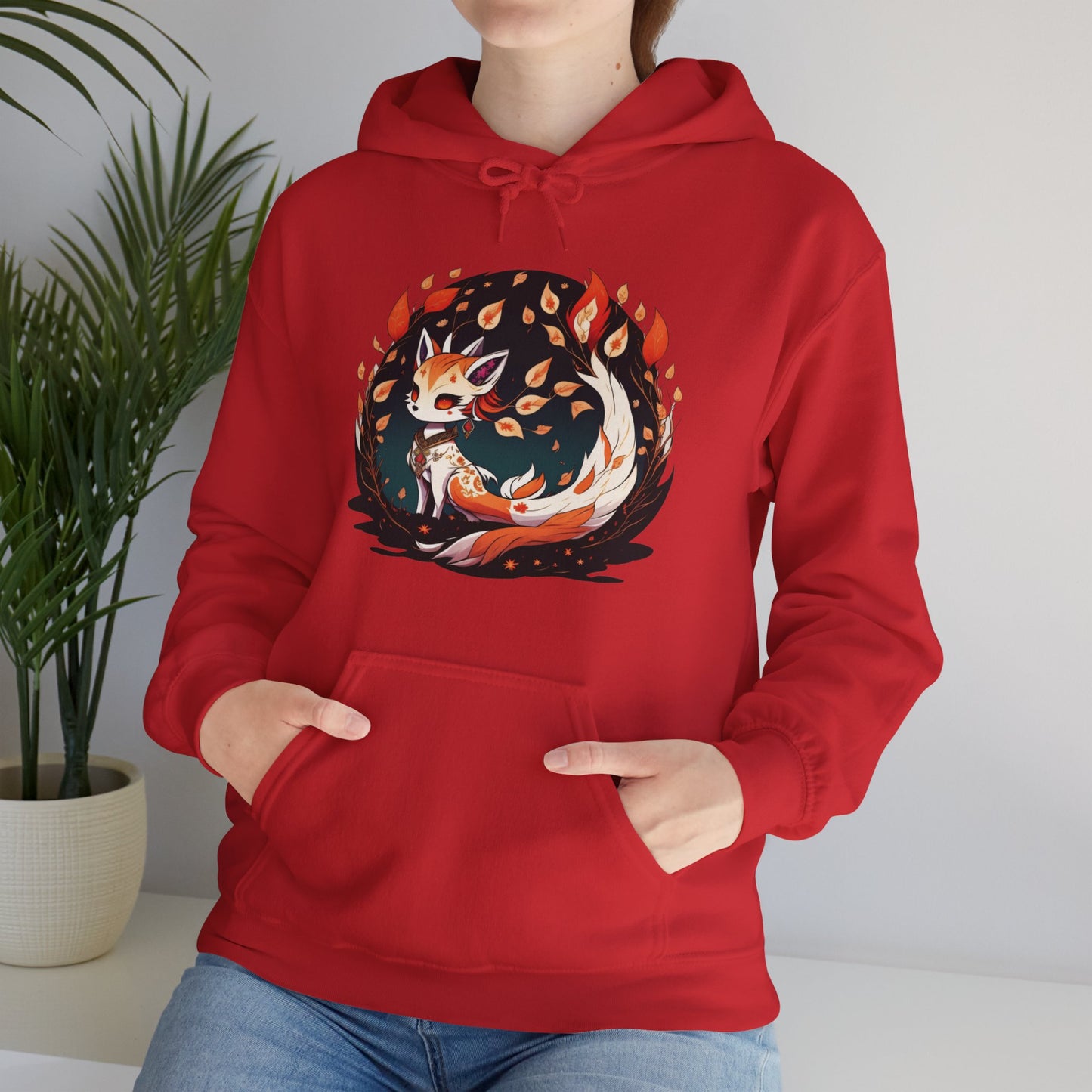 Flaming Blaze of the Mystic Fox hoodie