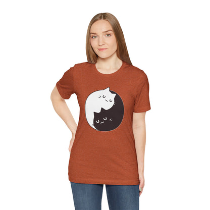 Meow and Zen: Cat Harmony Tee