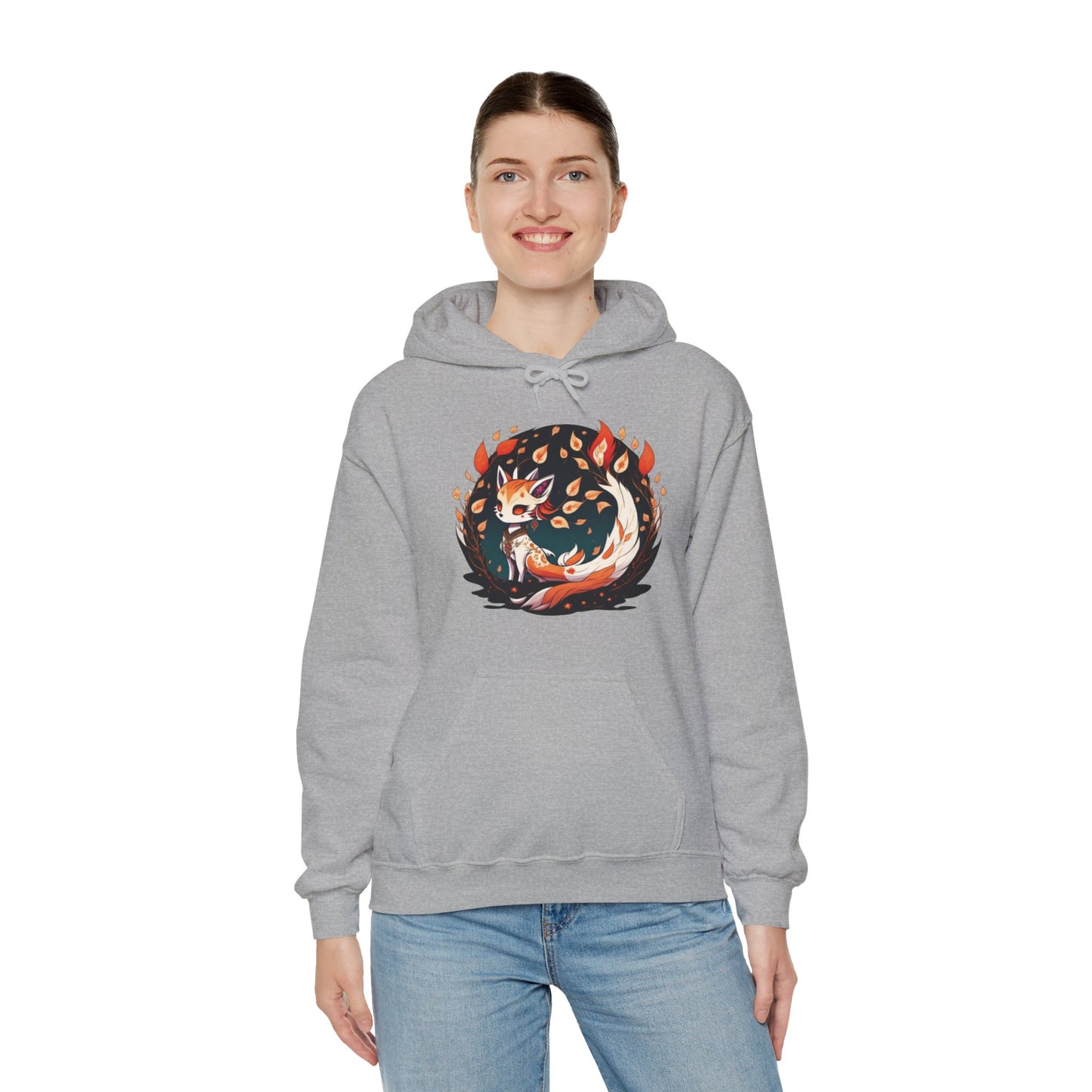 Flaming Blaze of the Mystic Fox hoodie