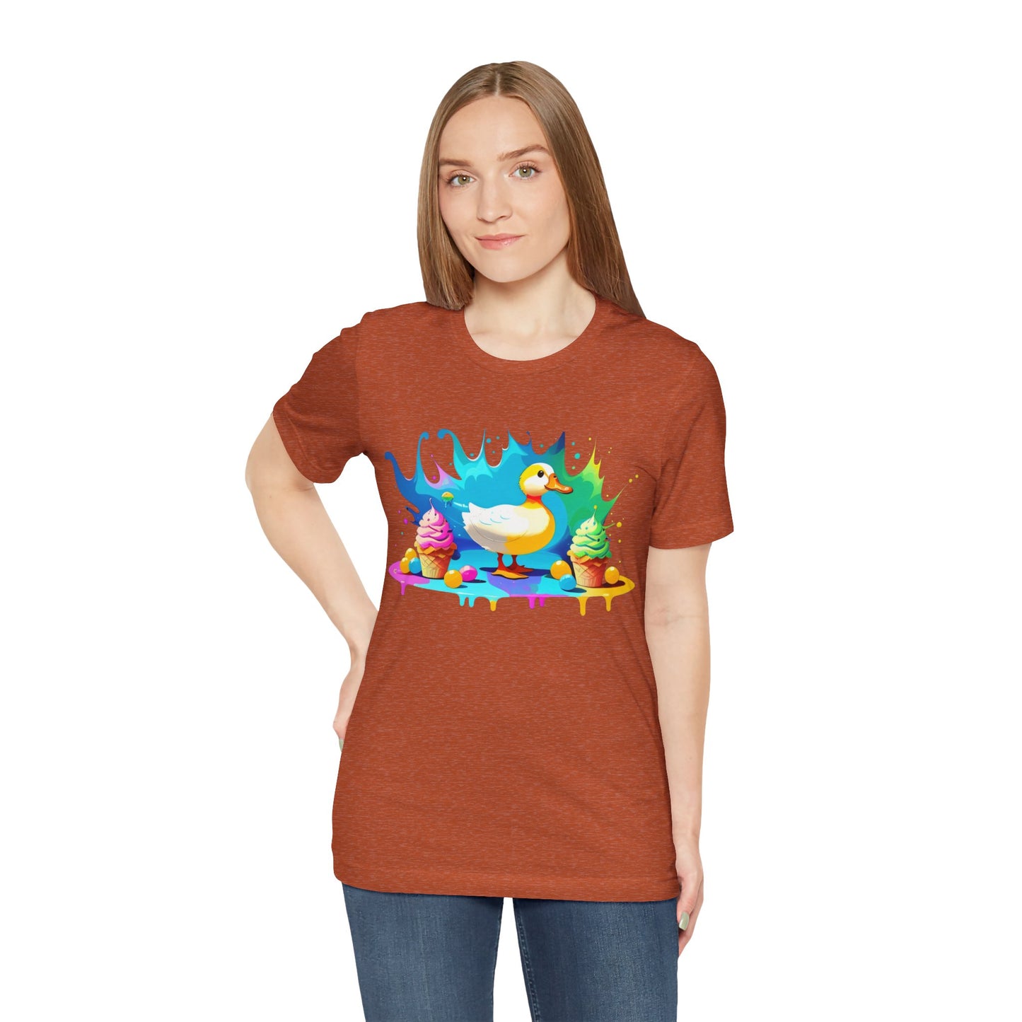 Ducky Delights: Quackin' Good Ice Cream Tee