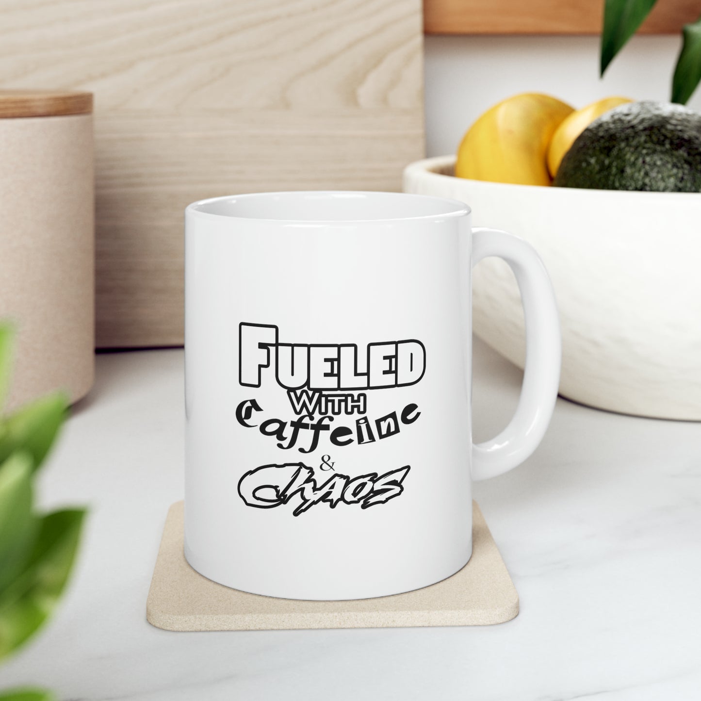 Caffeine & Chaos Catalyst: Energizing Mug