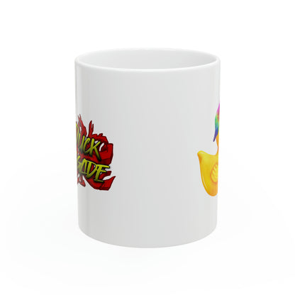 Duck Brigade: Funky Feathers Duck Mug