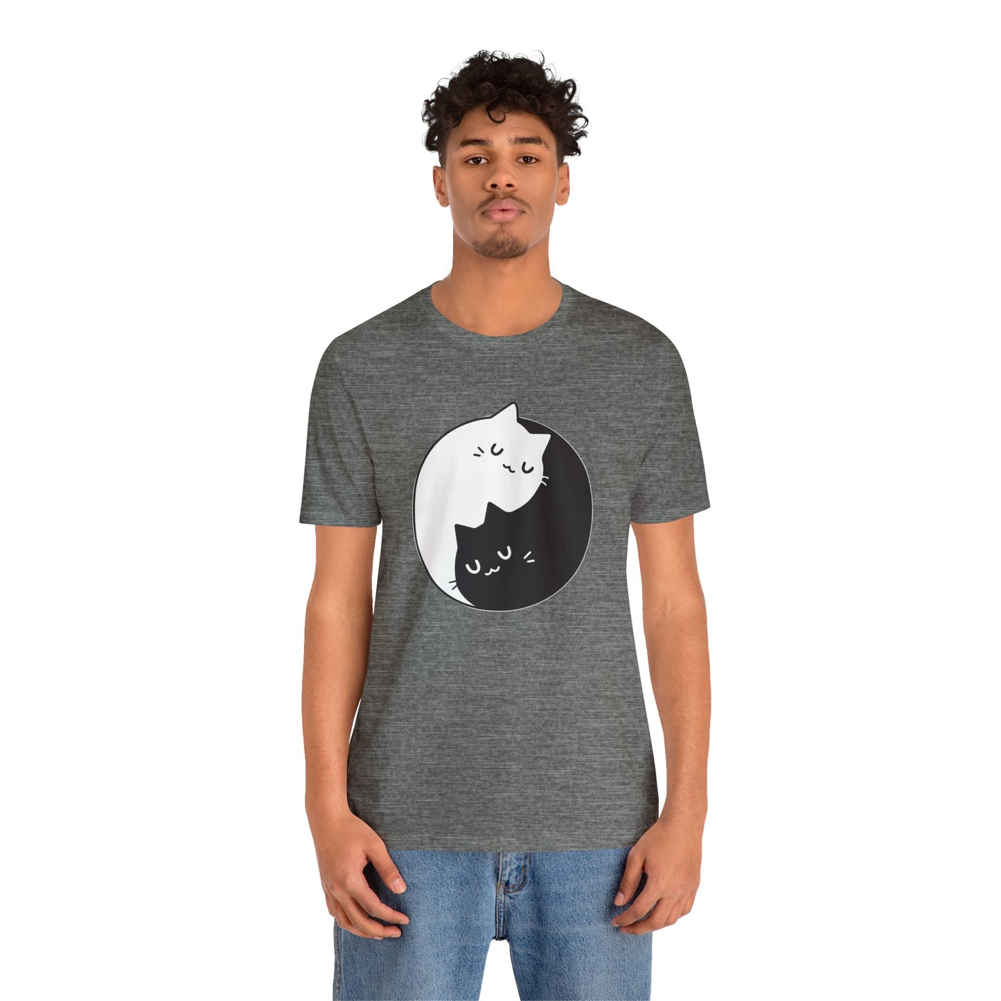 Meow and Zen: Cat Harmony Tee