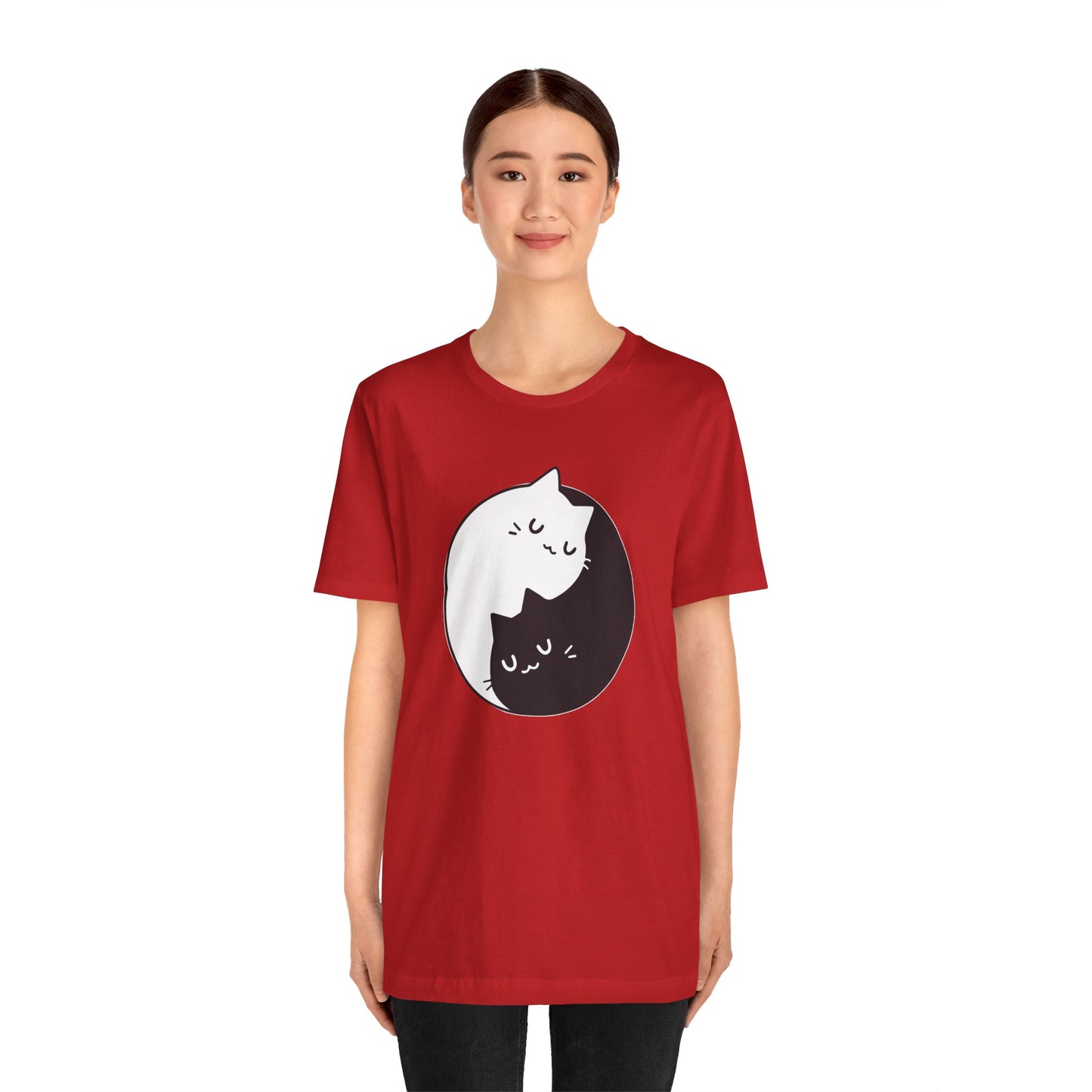 Meow and Zen: Cat Harmony Tee