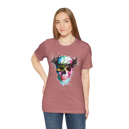 Glowing Grin: Radiant Skull Tee