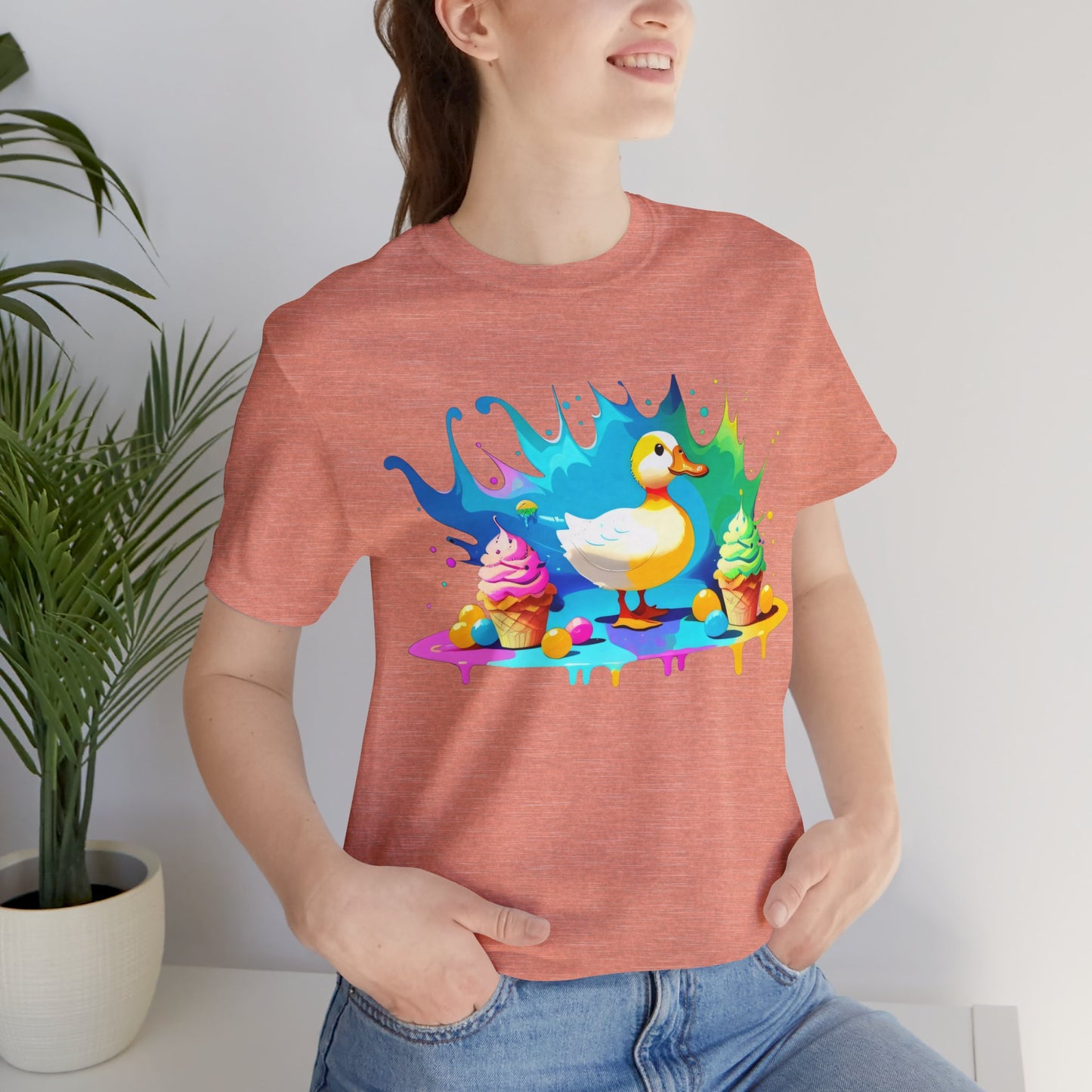 Ducky Delights: Quackin' Good Ice Cream Tee