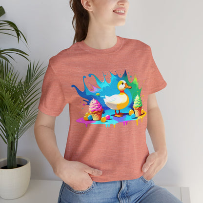 Ducky Delights: Quackin' Good Ice Cream Tee