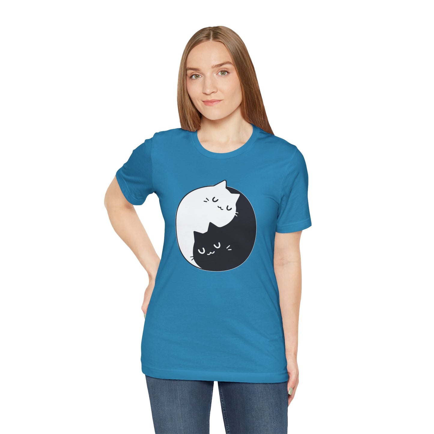 Meow and Zen: Cat Harmony Tee