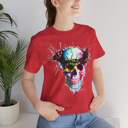 Glowing Grin: Radiant Skull Tee