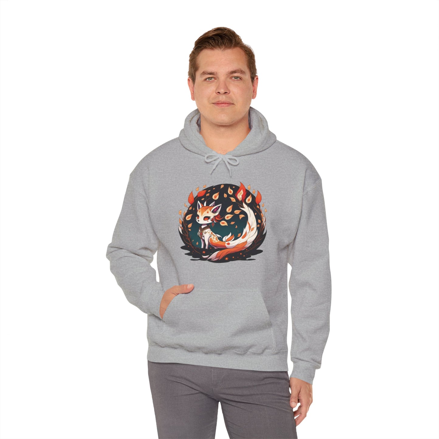 Flaming Blaze of the Mystic Fox hoodie