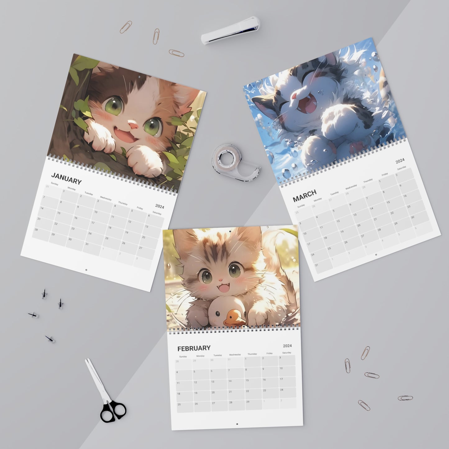 Kitty Comforts Calendar (2024)