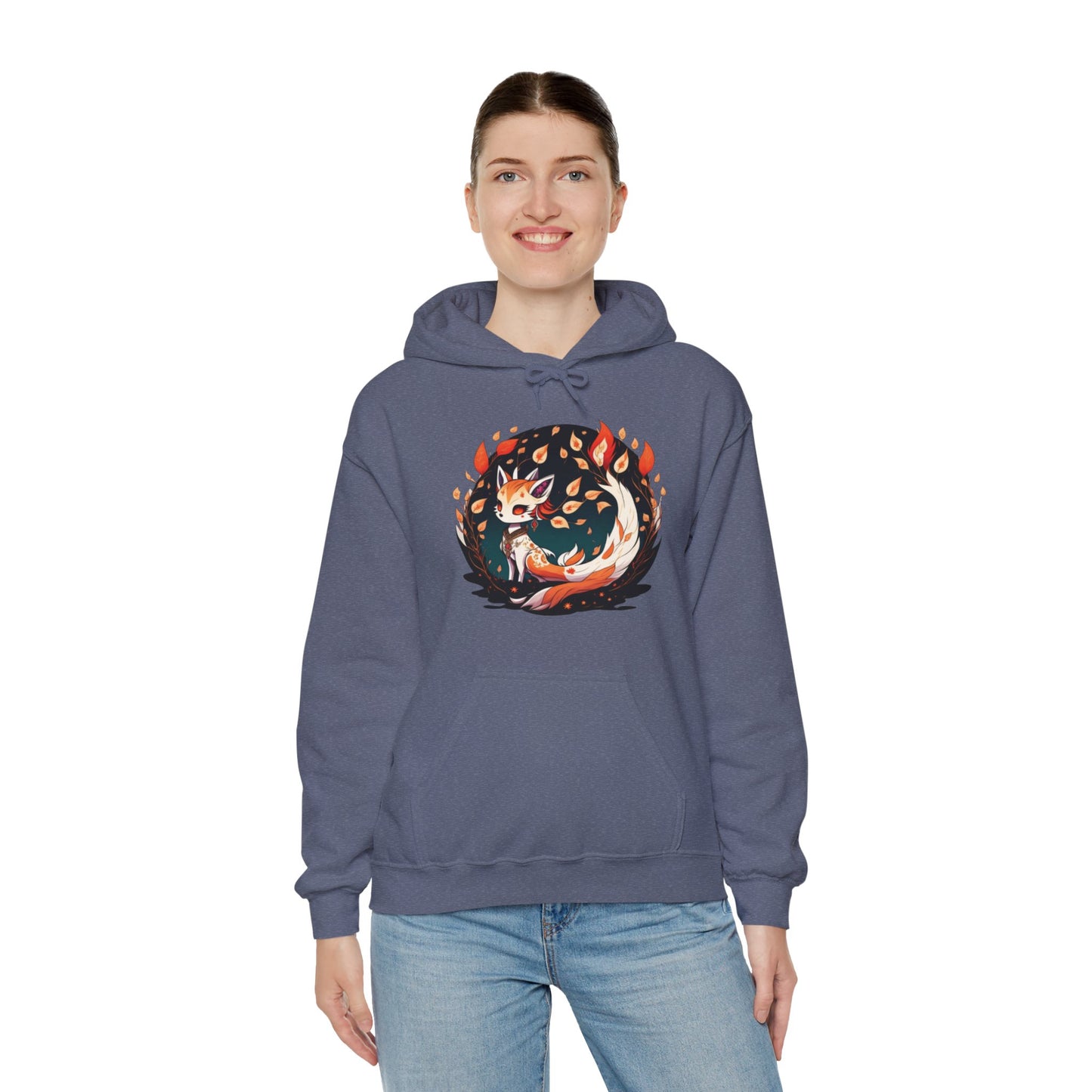 Flaming Blaze of the Mystic Fox hoodie