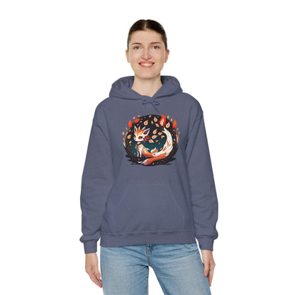 Flaming Blaze of the Mystic Fox hoodie