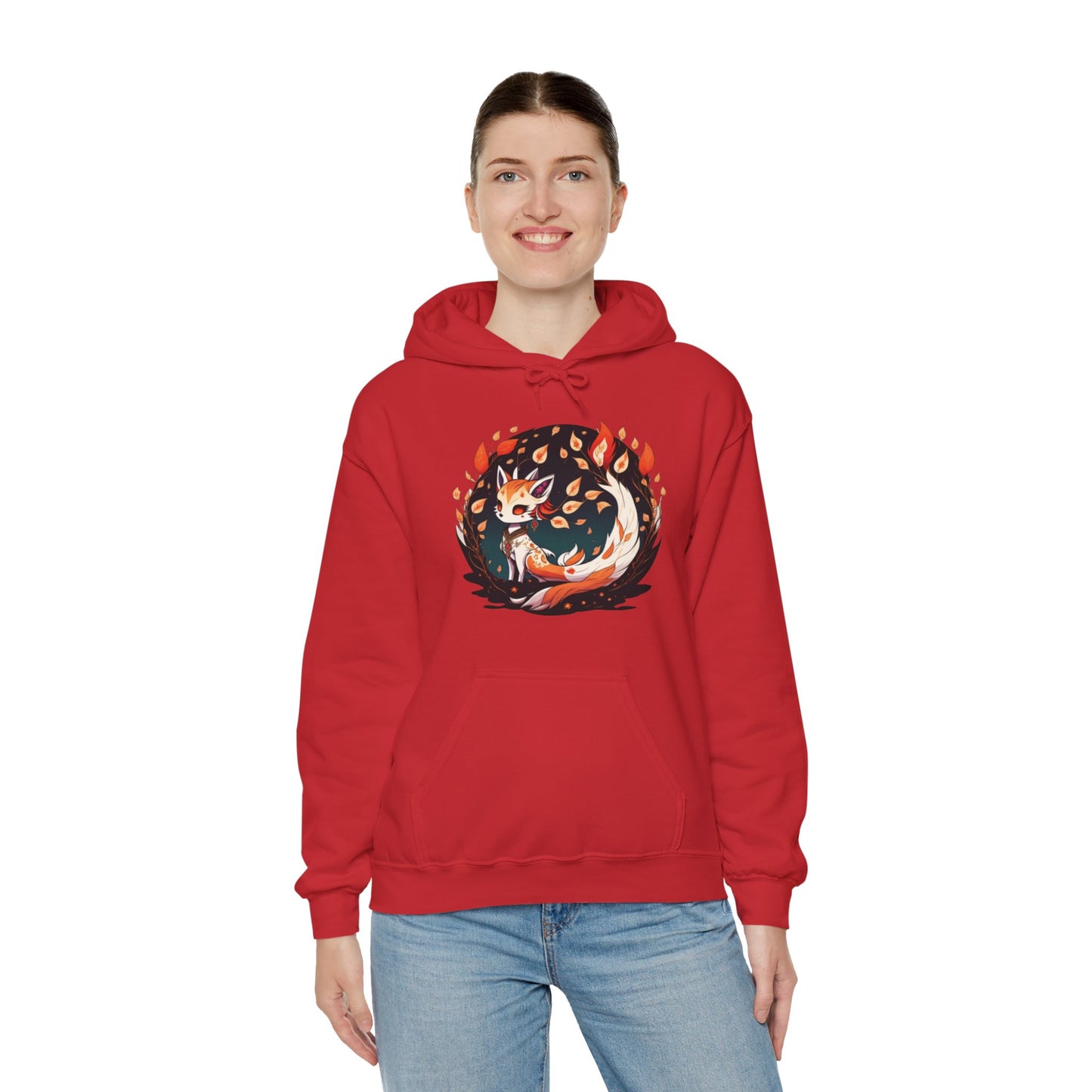 Flaming Blaze of the Mystic Fox hoodie