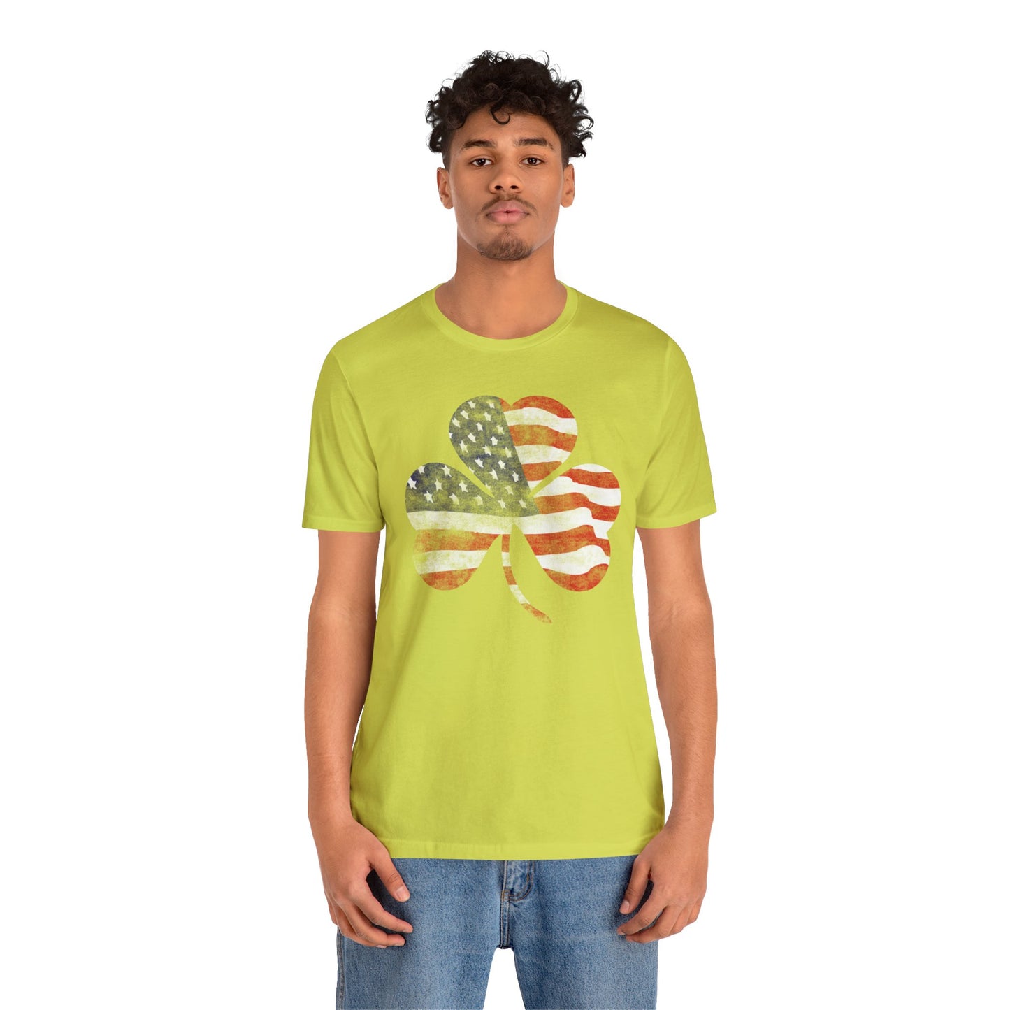 Lucky Land of Liberty: Shamrock Flag Shirt