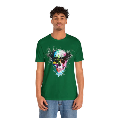 Glowing Grin: Radiant Skull Tee