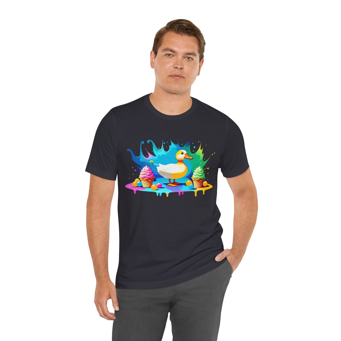 Ducky Delights: Quackin' Good Ice Cream Tee