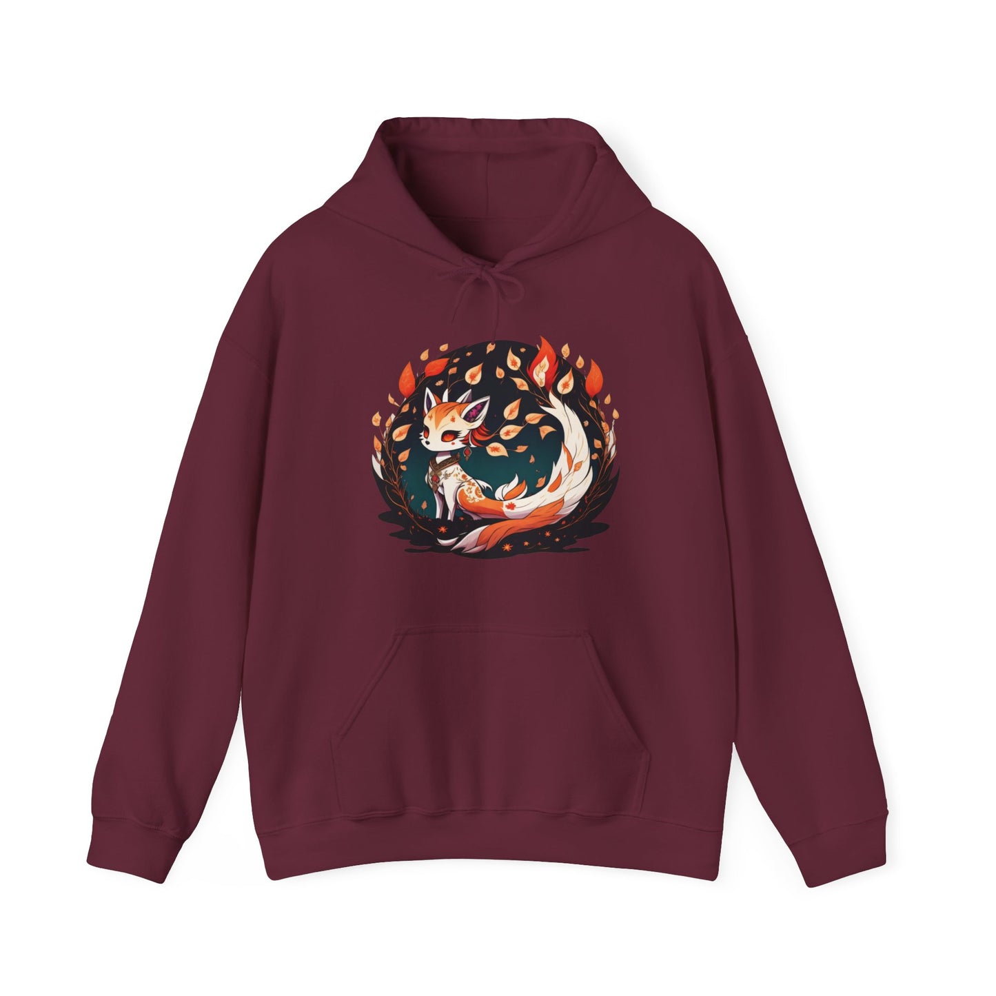 Flaming Blaze of the Mystic Fox hoodie