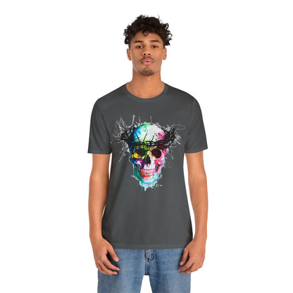 Glowing Grin: Radiant Skull Tee