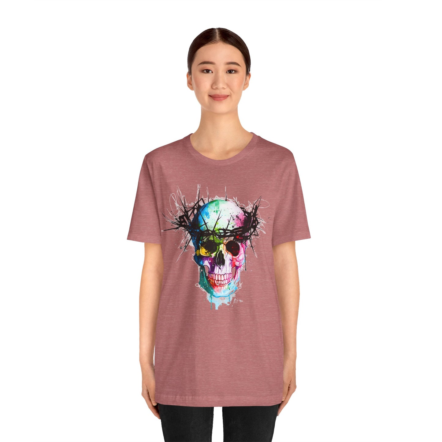 Glowing Grin: Radiant Skull Tee