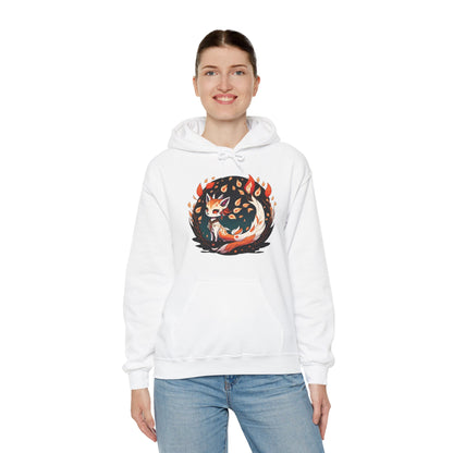 Flaming Blaze of the Mystic Fox hoodie