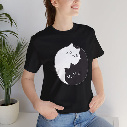 Meow and Zen: Cat Harmony Tee