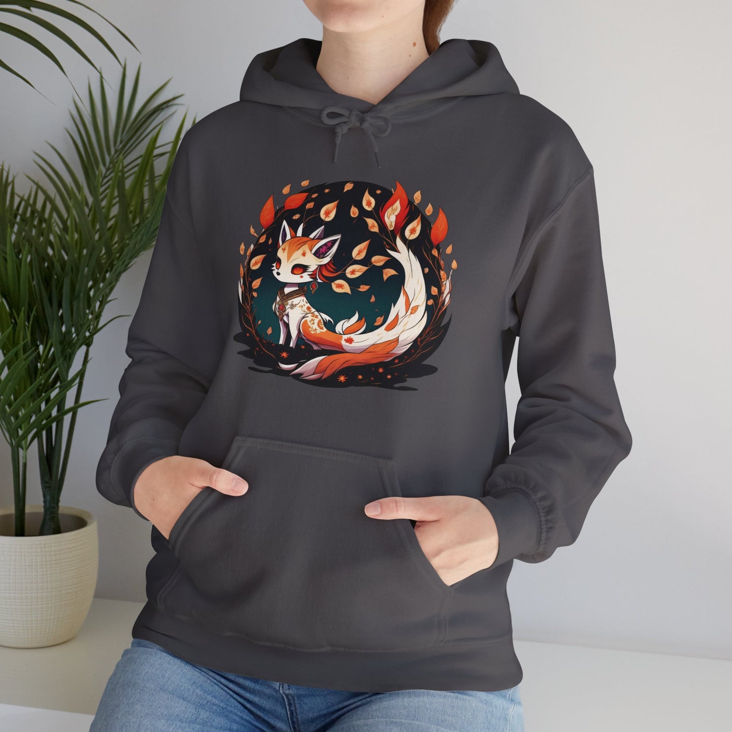 Flaming Blaze of the Mystic Fox hoodie