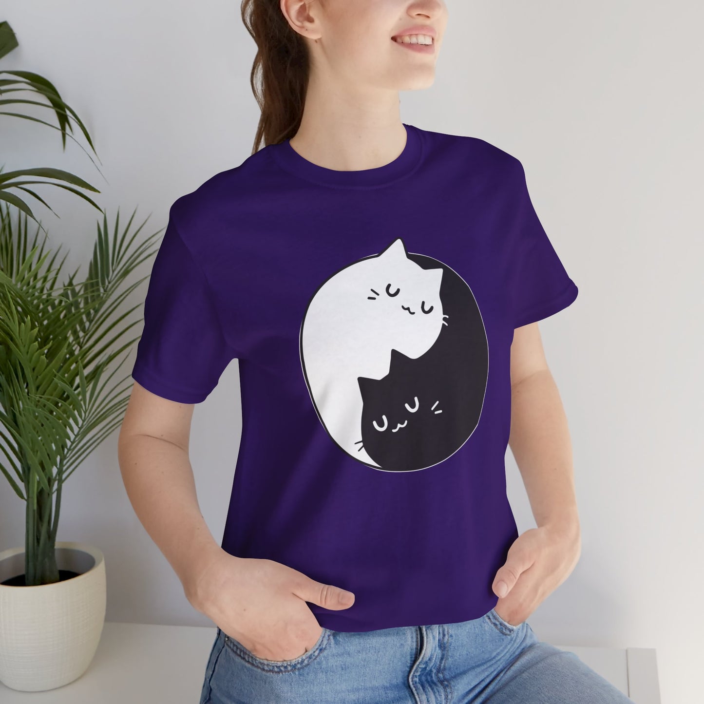 Meow and Zen: Cat Harmony Tee