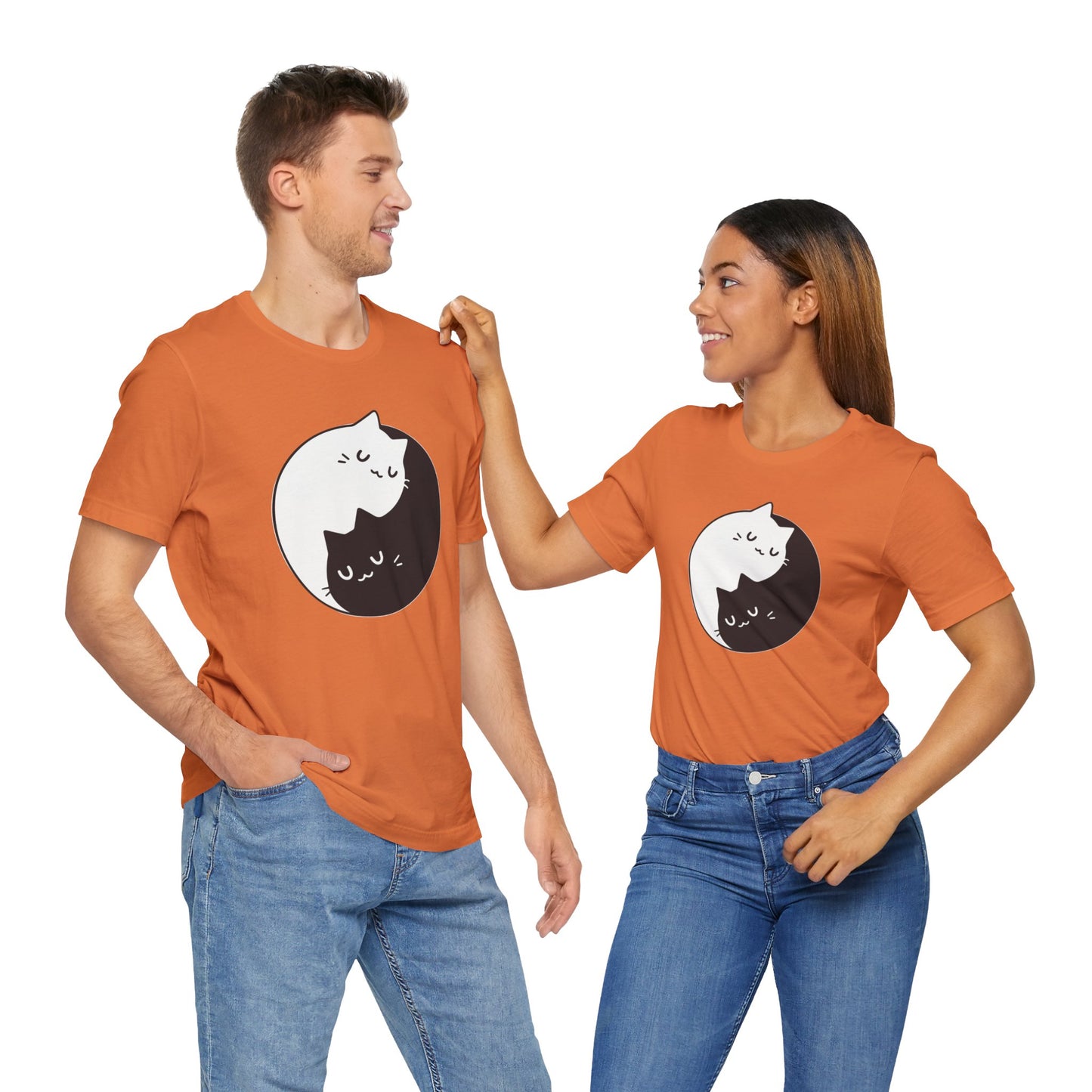 Meow and Zen: Cat Harmony Tee