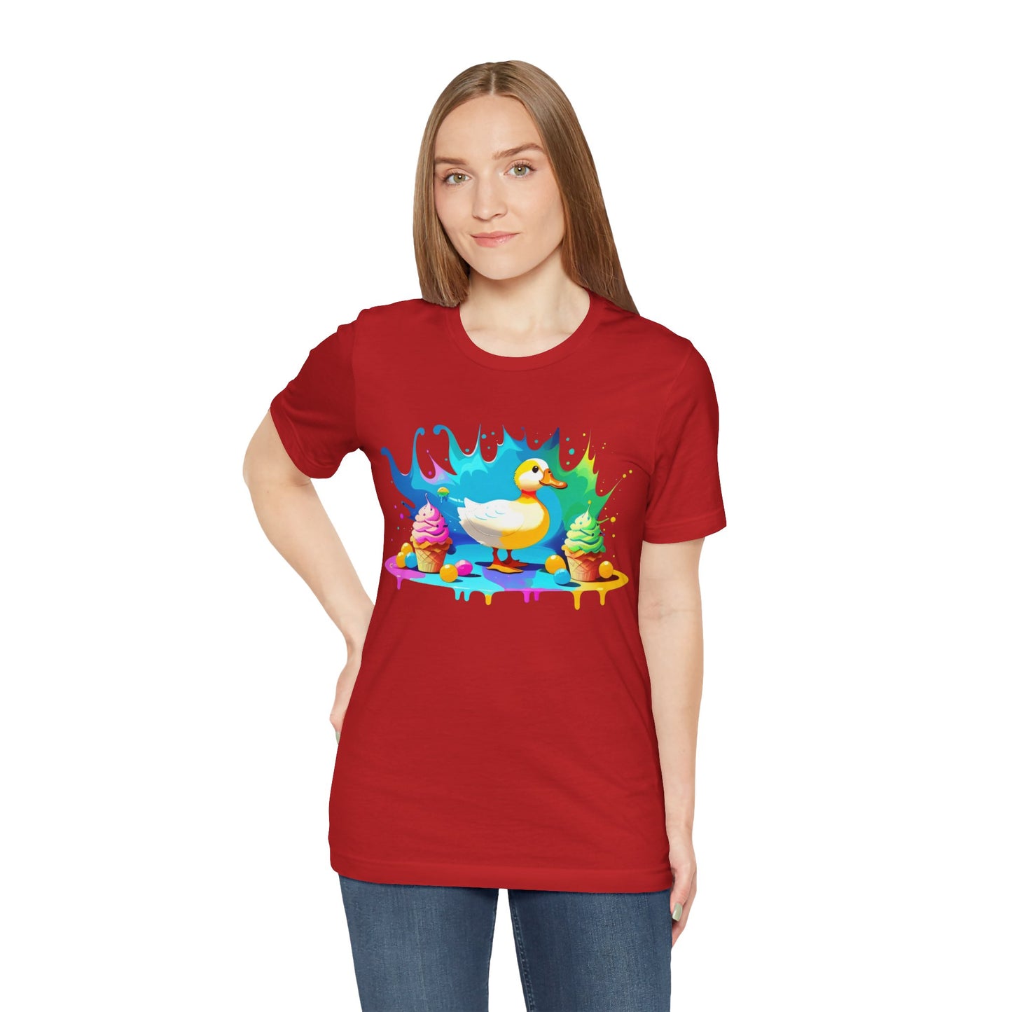 Ducky Delights: Quackin' Good Ice Cream Tee