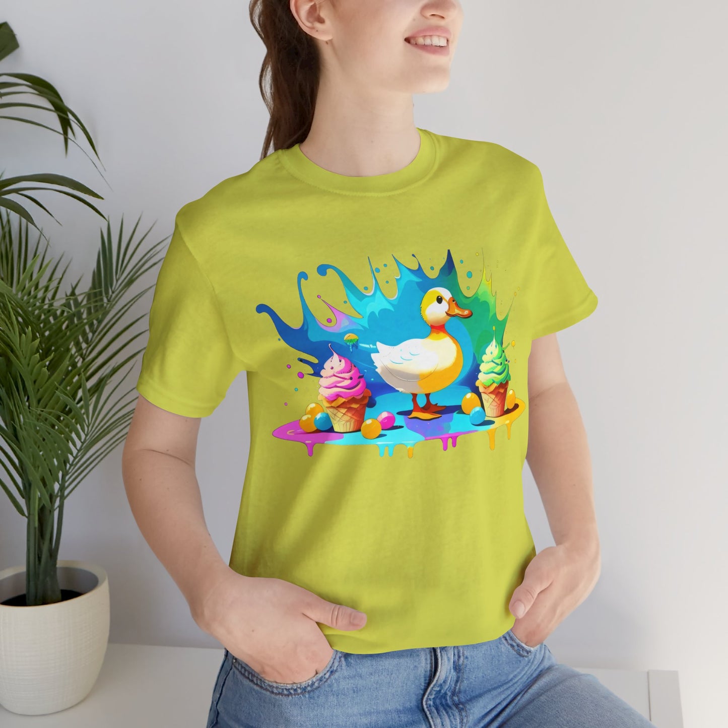 Ducky Delights: Quackin' Good Ice Cream Tee