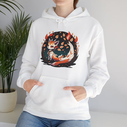 Flaming Blaze of the Mystic Fox hoodie