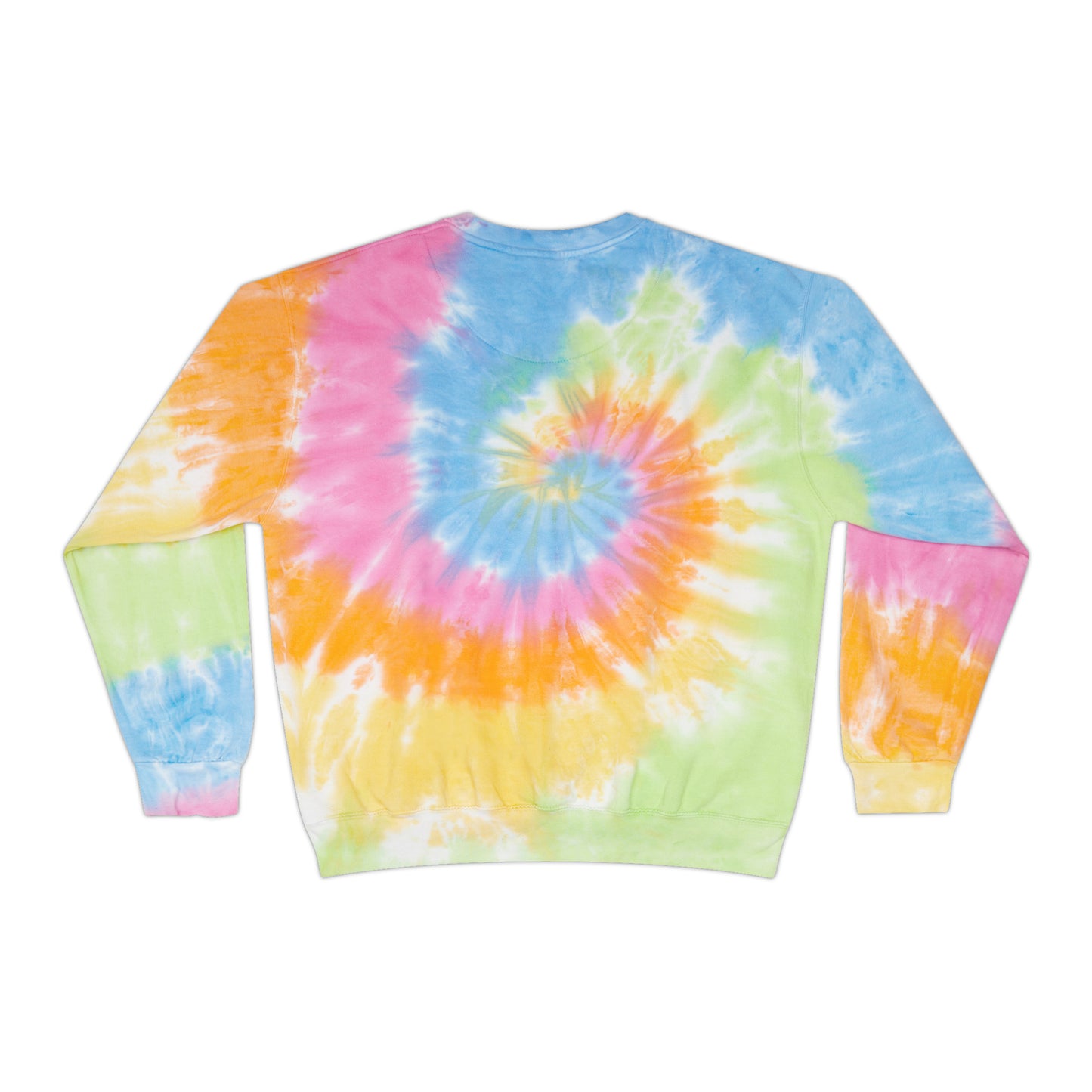 Purr-fectly Cozy: Cat Burrito Bliss Tie-Dye Sweatshirt