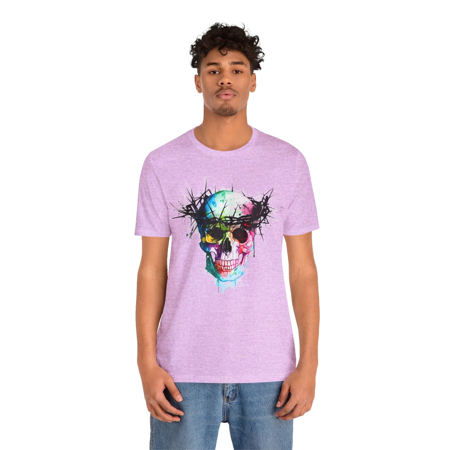 Glowing Grin: Radiant Skull Tee