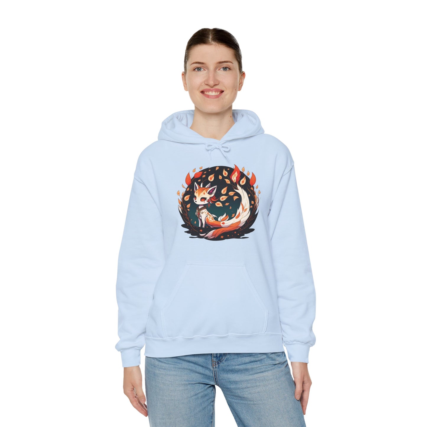 Flaming Blaze of the Mystic Fox hoodie