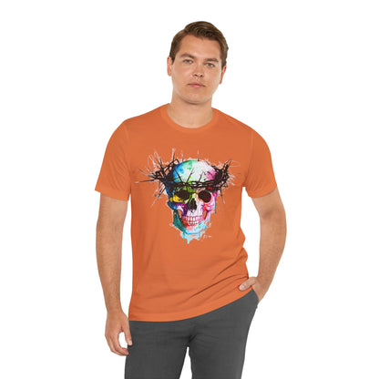 Glowing Grin: Radiant Skull Tee