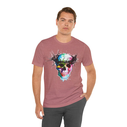 Glowing Grin: Radiant Skull Tee