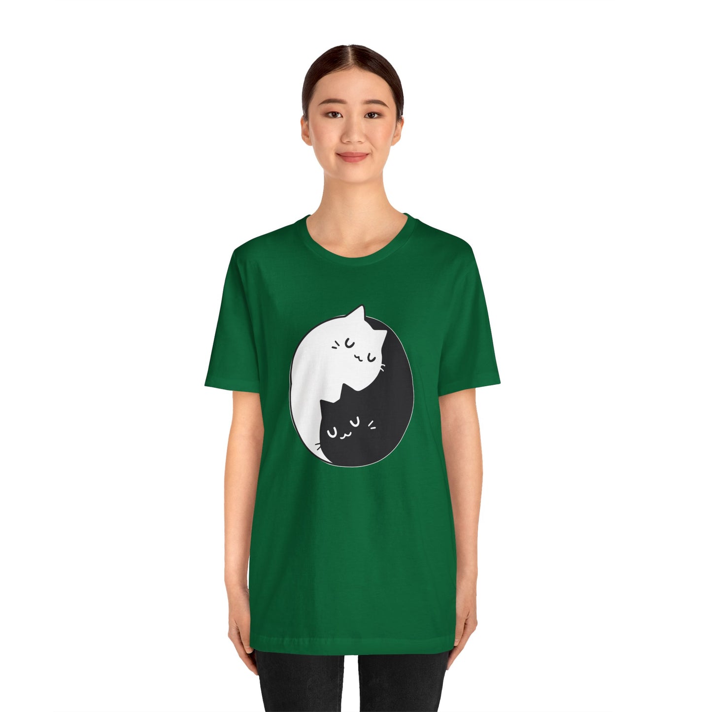 Meow and Zen: Cat Harmony Tee