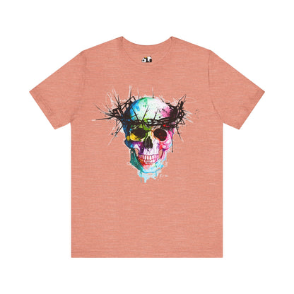 Glowing Grin: Radiant Skull Tee